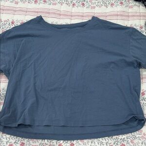 lululemon athletica Slate Blue Crop Top